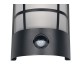 - Sintra - Matt Black PIR Wall Lamp with White Glass Trio-R26459132 - Sintra - Matt Black PIR Wall Lamp with White Glass