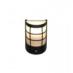 Sintra - Matt Black PIR Wall Lamp with White Glass