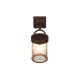 Trio-R26476124 - Almeria - Rustic Aluminium Outdoor Wall Lamp IP44