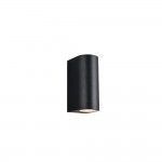 Soria - Matt Black Up & Down Wall Lamp IP44