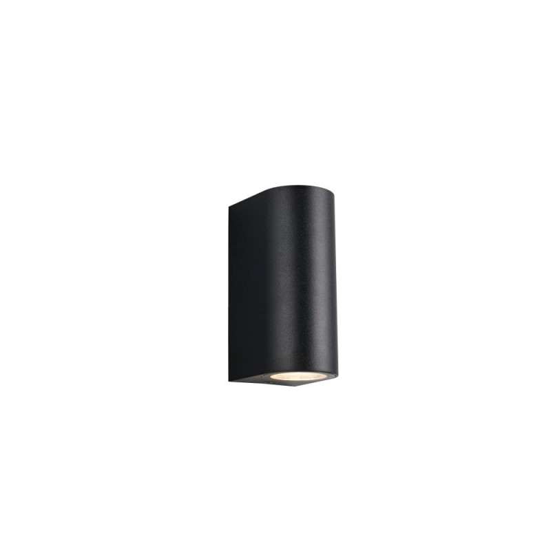 Trio-R26562632 - Soria - Matt Black Up & Down Wall Lamp IP44