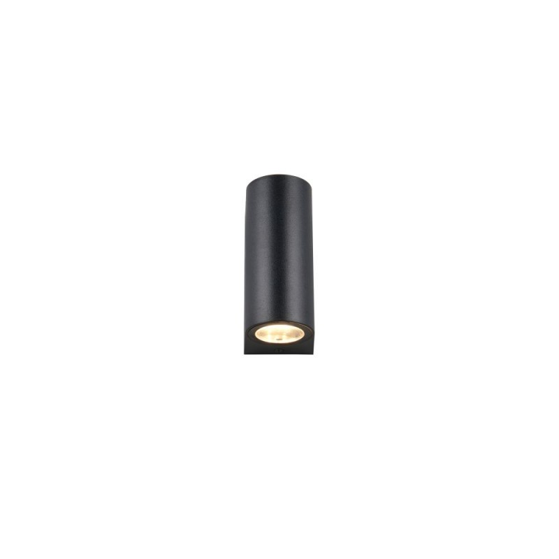 Trio-R26562632 - Soria - Matt Black Up & Down Wall Lamp IP44