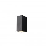 Soria - Matt Black Up & Down Wall Lamp IP44