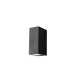 Trio-R26569632 - Soria - Matt Black Up & Down Wall Lamp IP44