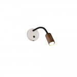 Taryn - Coffee & Grey Wall Lamp