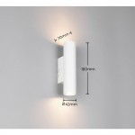 Taryn - Matt White Up & Down Wall Lamp