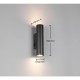 Trio-R26852732 - Taryn - Matt Black Up & Down Wall Lamp