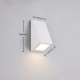 Trio-R26971631 - Braga - Matt White Wall Lamp with White Glass IP44