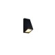 Trio-R26971632 - Braga - Matt Black Wall Lamp with White Glass IP44