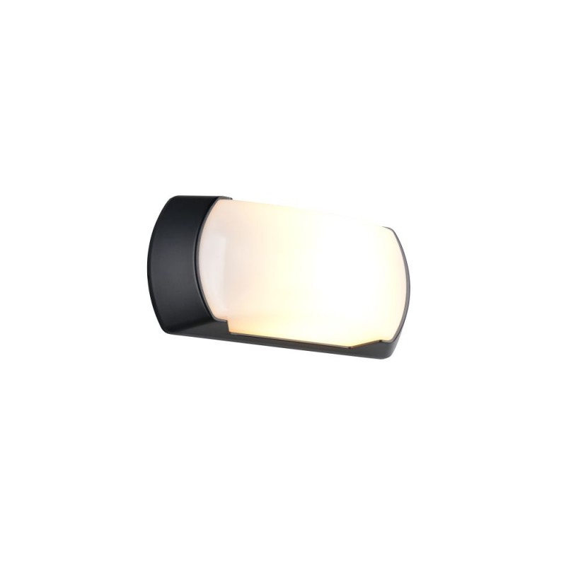 Trio-R26991602 - Cumana - Black Wall Lamp IP65