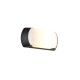 Trio-R26991602 - Cumana - Black Wall Lamp IP65