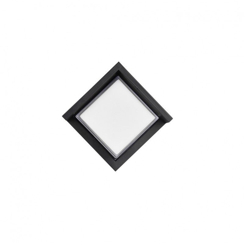 Trio-R27026132 - Puno - Matt Black LED Wall Lamp with Clear & White Diffuser
