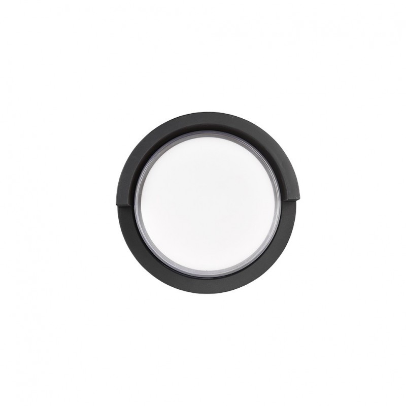 Trio-R27036132 - Puno - Matt Black LED Wall Lamp with Clear & White Diffuser