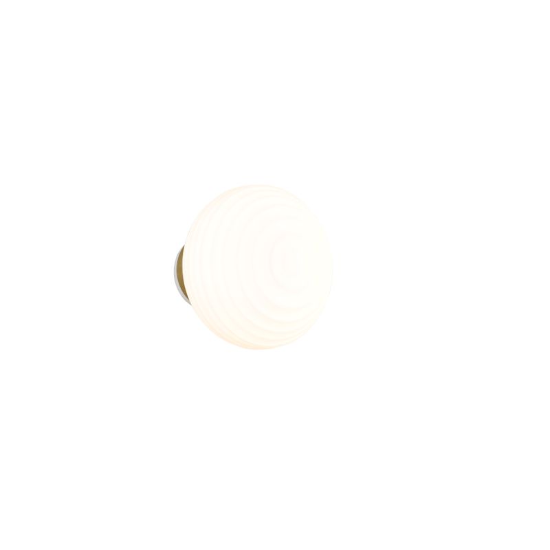 Trio-R27771101 - Earl - Rechargeable Matt Brass LED Wall Lamp with White Glass