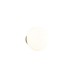 Trio-R27771101 - Earl - Rechargeable Matt Brass LED Wall Lamp with White Glass
