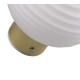 Trio-R27771101 - Earl - Rechargeable Matt Brass LED Wall Lamp with White Glass