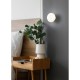 Trio-R27771101 - Earl - Rechargeable Matt Brass LED Wall Lamp with White Glass