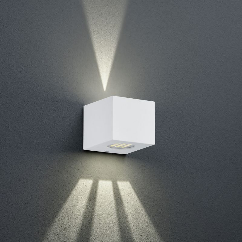 - Cordoba - Matt White Up & Down LED Wall Lamp Trio-R28222631 - Cordoba - Matt White Up & Down LED Wall Lamp