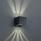- Cordoba - Matt Black Up & Down LED Wall Lamp Trio-R28222632 - Cordoba - Matt Black Up & Down LED Wall Lamp