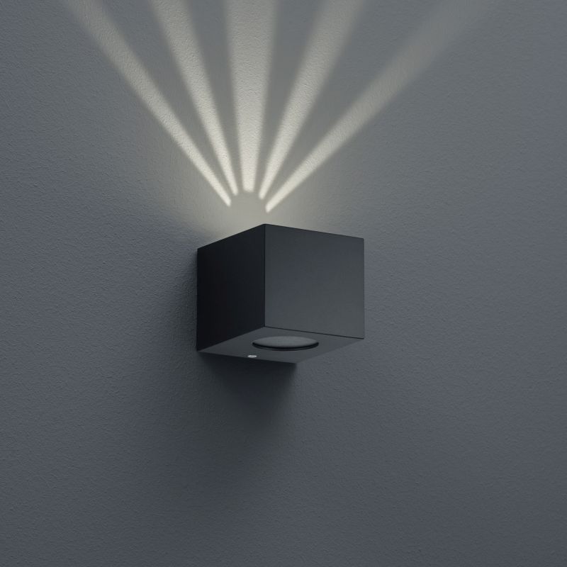 - Cordoba - Matt Black Up & Down LED Wall Lamp Trio-R28222632 - Cordoba - Matt Black Up & Down LED Wall Lamp