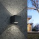 - Cordoba - Matt Black Up & Down LED Wall Lamp Trio-R28222632 - Cordoba - Matt Black Up & Down LED Wall Lamp