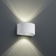 - Rosario - Matt White Up & Down LED Wall Lamp Trio-R28232631 - Rosario - Matt White Up & Down LED Wall Lamp
