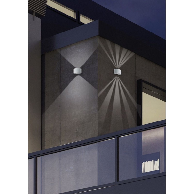 - Rosario - Matt White Up & Down LED Wall Lamp Trio-R28232631 - Rosario - Matt White Up & Down LED Wall Lamp