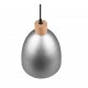 - Jagger - Antique Nickel & Wooden Pendant Ø 25 cm Trio-R30681067 - Jagger - Antique Nickel & Wooden Pendant Ø 25 cm