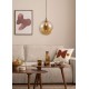 - Dino - Antique Brass Pendant with Amber Glass Trio-R30771004 - Dino - Antique Brass Pendant with Amber Glass