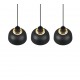 - Punch - Black & Gold 3 Light over Island Fitting Trio-R30813032 - Punch - Black & Gold 3 Light over Island Fitting