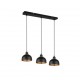 - Punch - Black & Gold 3 Light over Island Fitting Trio-R30813032 - Punch - Black & Gold 3 Light over Island Fitting