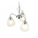 - Dobby - Matt Nickel 3 Light Centre Fitting with Alabaster Glass Trio-R31053007 - Dobby - Matt Nickel 3 Light Centre Fitting with Alabaster Glass