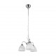 - Dobby - Matt Nickel 3 Light Centre Fitting with Alabaster Glass Trio-R31053007 - Dobby - Matt Nickel 3 Light Centre Fitting with Alabaster Glass