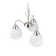 - Dobby - Matt Nickel 3 Light Centre Fitting with Alabaster Glass Trio-R31053007 - Dobby - Matt Nickel 3 Light Centre Fitting with Alabaster Glass