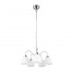 - Dobby - Matt Nickel 5 Light Centre Fitting with Alabaster Glass Trio-R31055007 - Dobby - Matt Nickel 5 Light Centre Fitting with Alabaster Glass