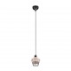 Trio-R31261036 - Borka - Black Pendant with Rattan Shade ∅ 17.5 cm