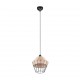 - Borka - Black Pendant with Rattan Shade ∅ 30 cm Trio-R31261936 - Borka - Black Pendant with Rattan Shade ∅ 30 cm