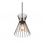 Rod - Black & Gold Pendant Rod - Black & Gold Pendant