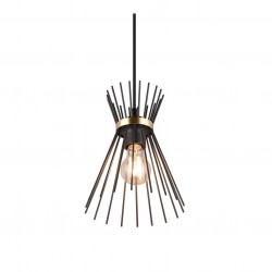 Rod - Black & Gold Pendant Rod - Black & Gold Pendant