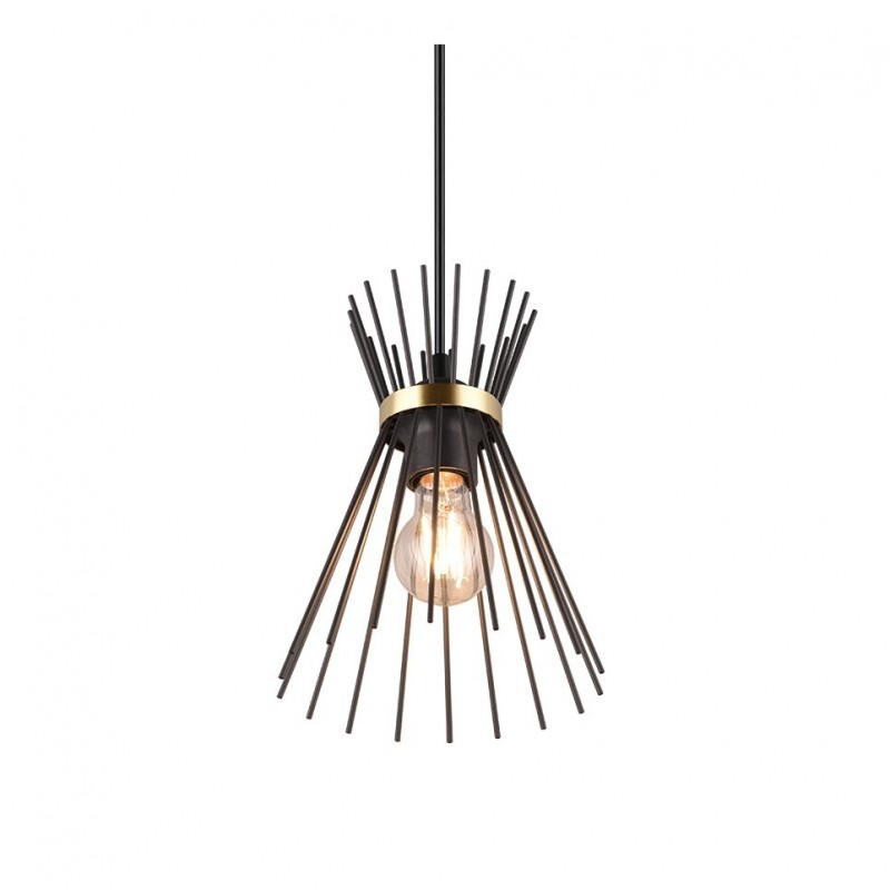 - Rod - Black & Gold Pendant Trio-R31531080 - Rod - Black & Gold Pendant