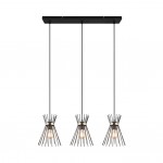 Rod - Black & Gold 3 Light over Island Fitting Rod - Black & Gold 3 Light over Island Fitting