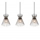 - Rod - Black & Gold 3 Light over Island Fitting Trio-R31533080 - Rod - Black & Gold 3 Light over Island Fitting