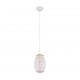 - Bidar - White Pendant with Wood Accent Trio-R31571031 - Bidar - White Pendant with Wood Accent