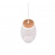 - Bidar - White Pendant with Wood Accent Trio-R31571031 - Bidar - White Pendant with Wood Accent