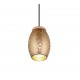 - Bidar - Coffee Pendant with Wood Accent Trio-R31571065 - Bidar - Coffee Pendant with Wood Accent