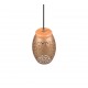 - Bidar - Coffee Pendant with Wood Accent Trio-R31571065 - Bidar - Coffee Pendant with Wood Accent