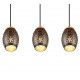- Bidar - Black 3 Light over Island Fitting with Gold & Wood Accent Trio-R31573080 - Bidar - Black 3 Light over Island Fitting with Gold & Wood Accent