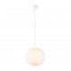 - Furry - White Pendant with White Synthetic Plush Ø 35 cm Trio-R31581001 - Furry - White Pendant with White Synthetic Plush Ø 35 cm