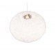 Ceiling Lights - Furry - White Pendant with White Synthetic Plush Ø 50 cm Trio-R31581901 - Furry - White Pendant with White Synthetic Plush Ø 50 cm
