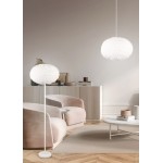 Furry - White Pendant with White Synthetic Plush Ø 50 cm Furry - White Pendant with White Synthetic Plush Ø 50 cm